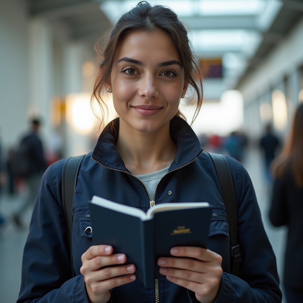 Документи за гранично преминаване наредени на маса